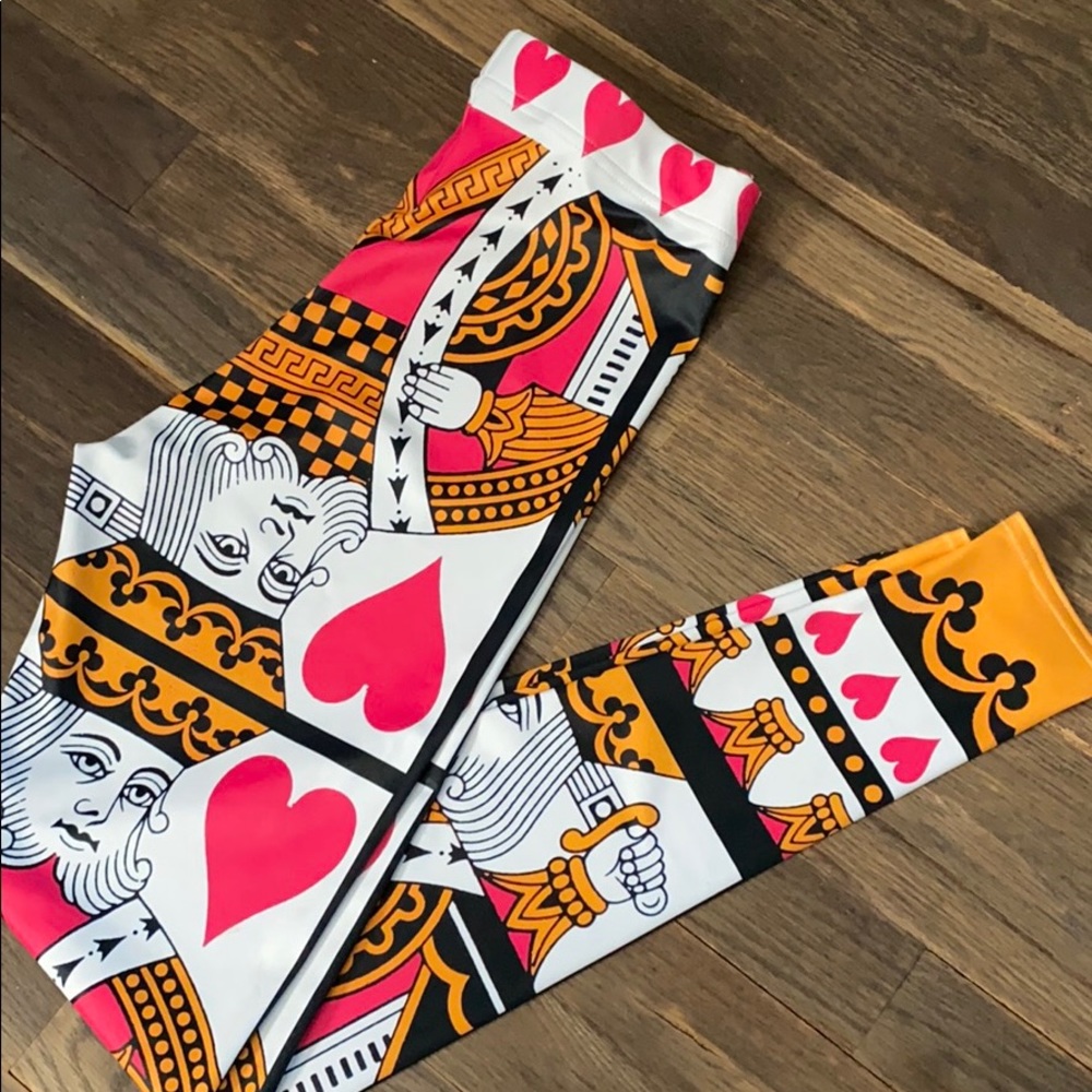 Blackmilk King of Hearts leggings